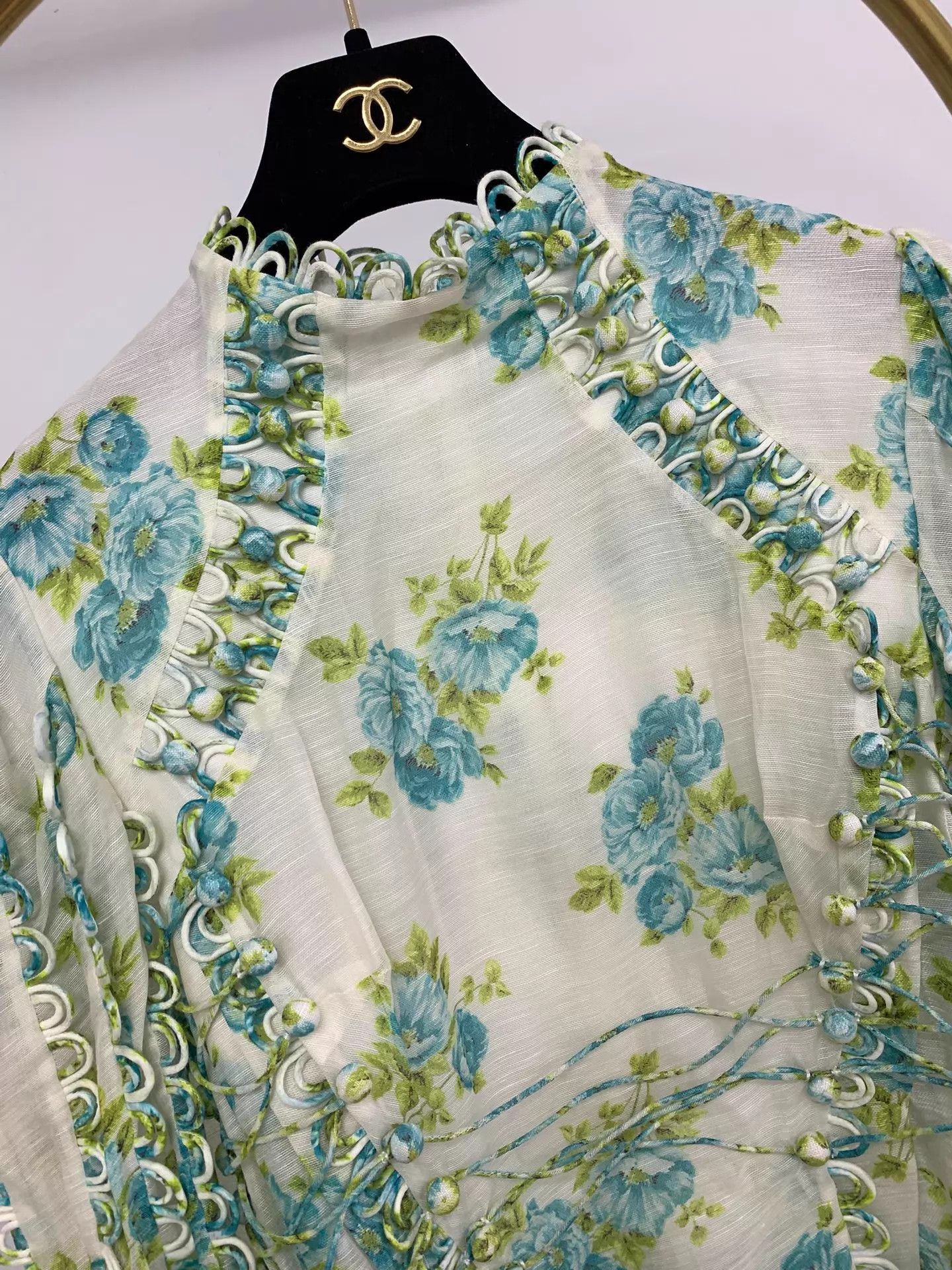Zimmermann Zimmermann Runway Blue Print Top & Short Set Size 1 Size S / US 4 / IT 40 - 3 Thumbnail