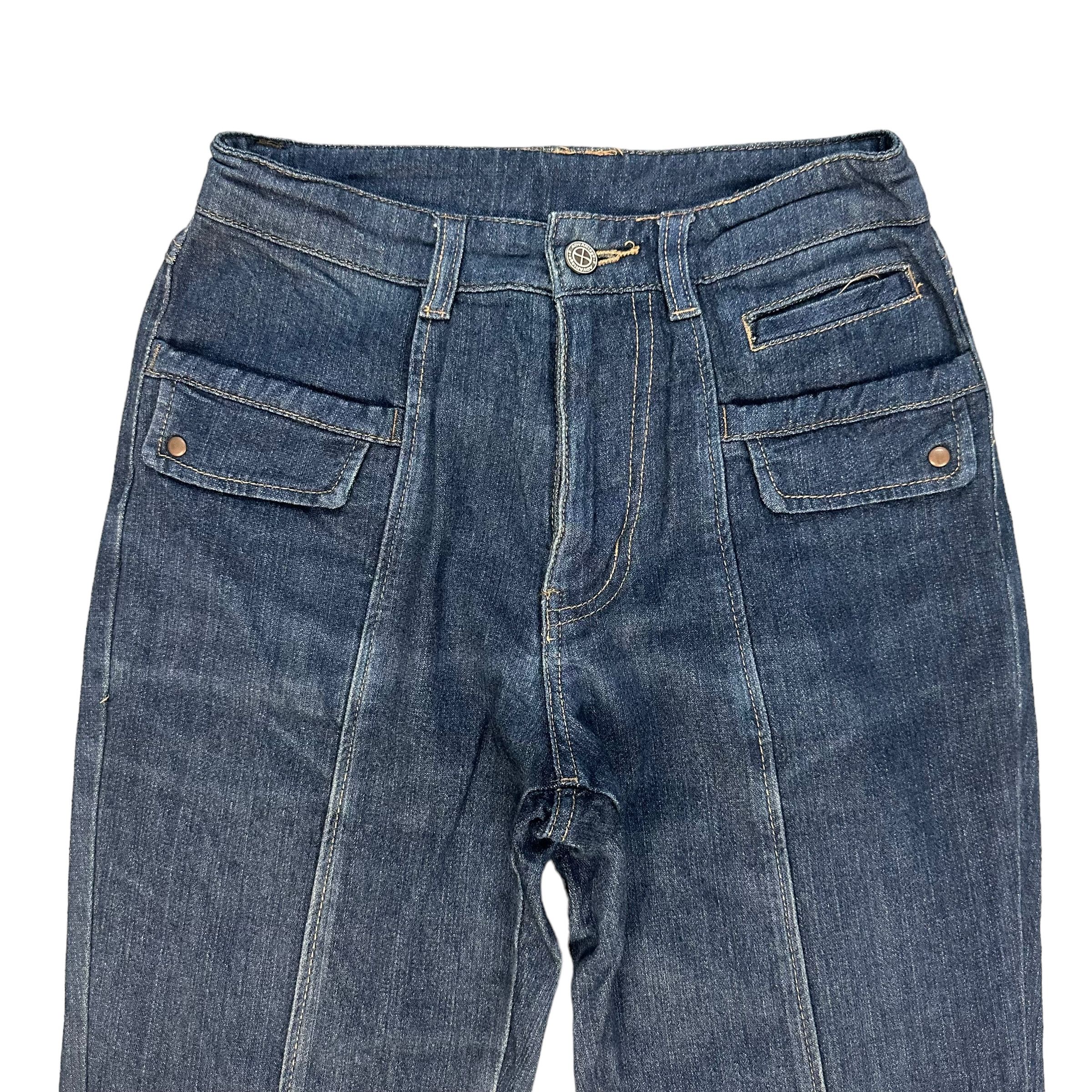 Japanese Brand UNBRAND NICE DESIGN JEANS #8863-032 Size 26" / US 2 / IT 38 - 2 Thumbnail
