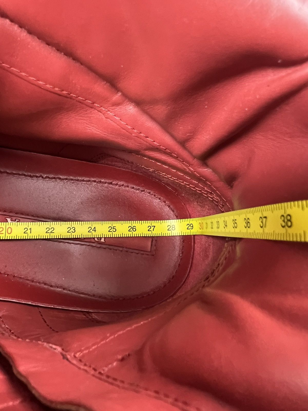 Prada PRADA Sneakers Hi Top Leather Shoes Side Zip Red Tab Logo Size US 10 / EU 43 - 24 Thumbnail