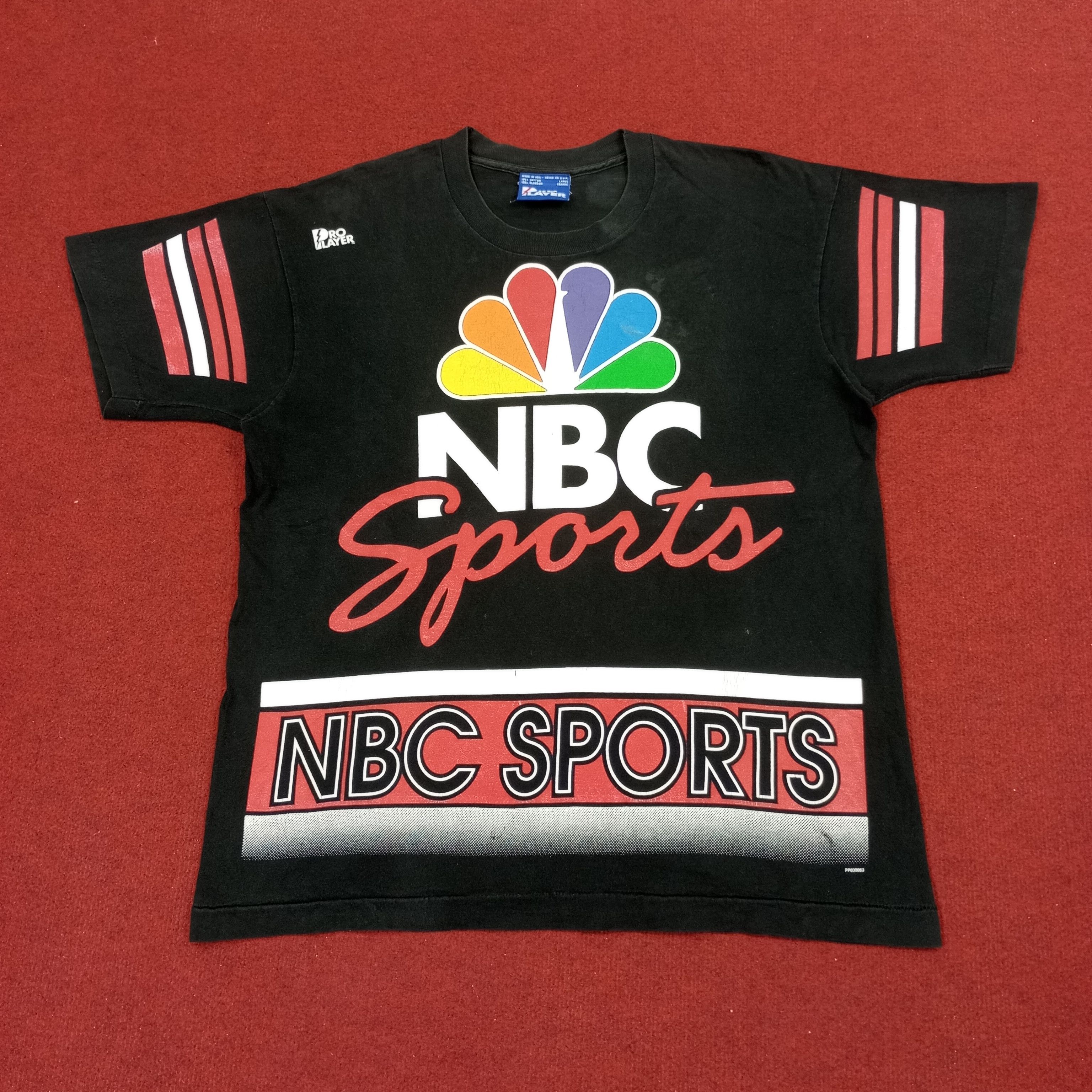 Pro Player NBC Sports Television Sports Channel Promo Vintage Tshirt Size US XL / EU 56 / 4 - 1 Thumbnail