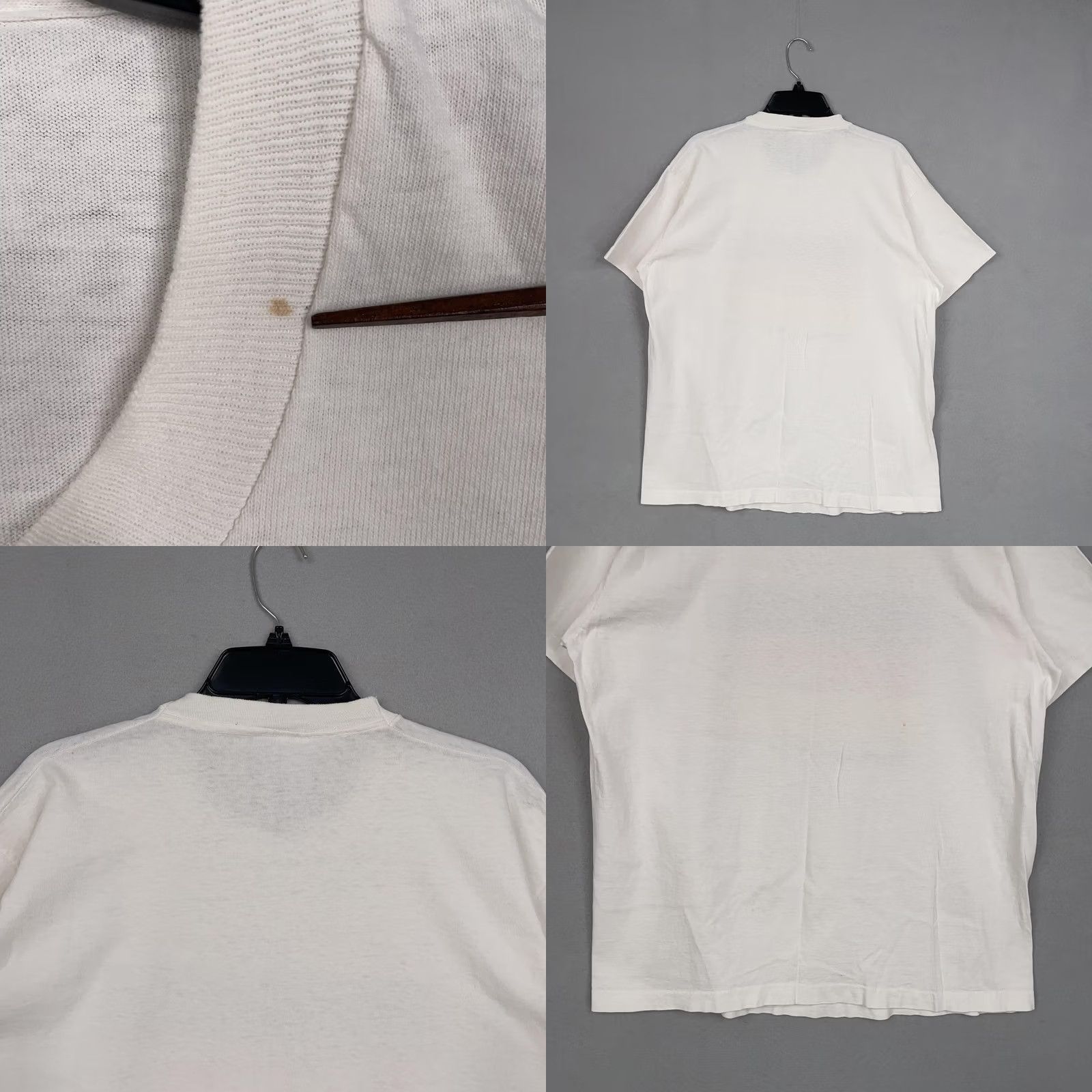 Fruit Of The Loom VINTAGE Deutschland Shirt Mens XL White Germany Flag Wunderbar Fruit of the Loom T-Shirt Size US XL / EU 56 / 4 - 8 Thumbnail