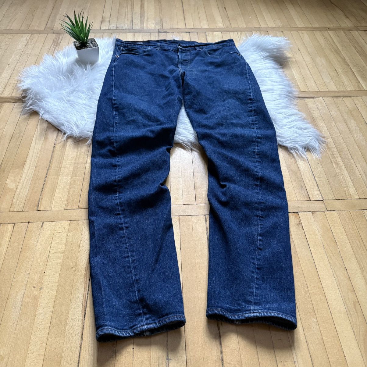 Levi's 📌 Vintage 00s Levi's Engineered Y2K Regular Jeans Size US 33 - 3 Thumbnail