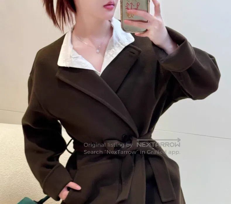 Hermes Hermes Double-Faced Cashmere Mid-Length Coat Size XXS / US 00 / IT 34 - 8 Thumbnail