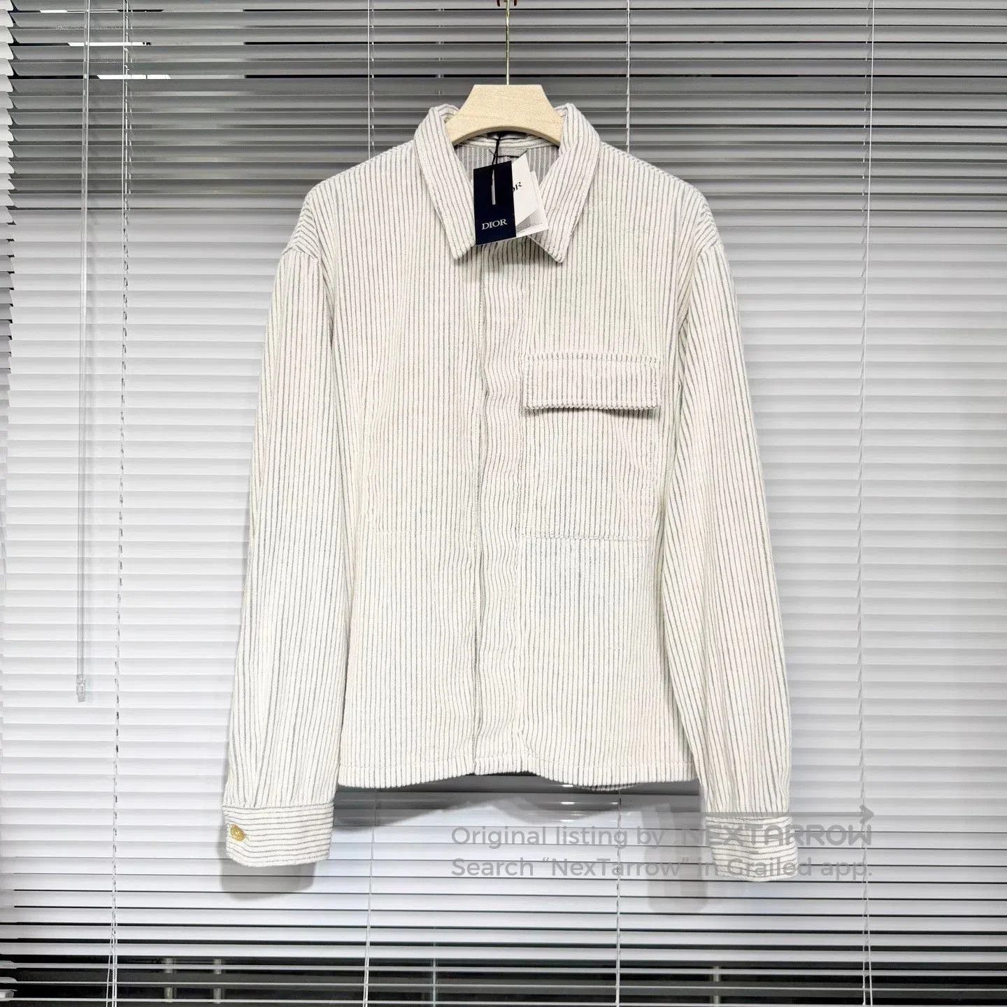 Dior new dior corduroy jacket with stripes. Size US L / EU 52-54 / 3 - 1 Thumbnail