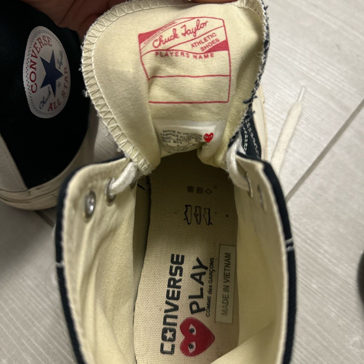 Comme des Garcons × Converse Comme des garcons x converse high tops Size US 9 / IT 39 - 6 Thumbnail