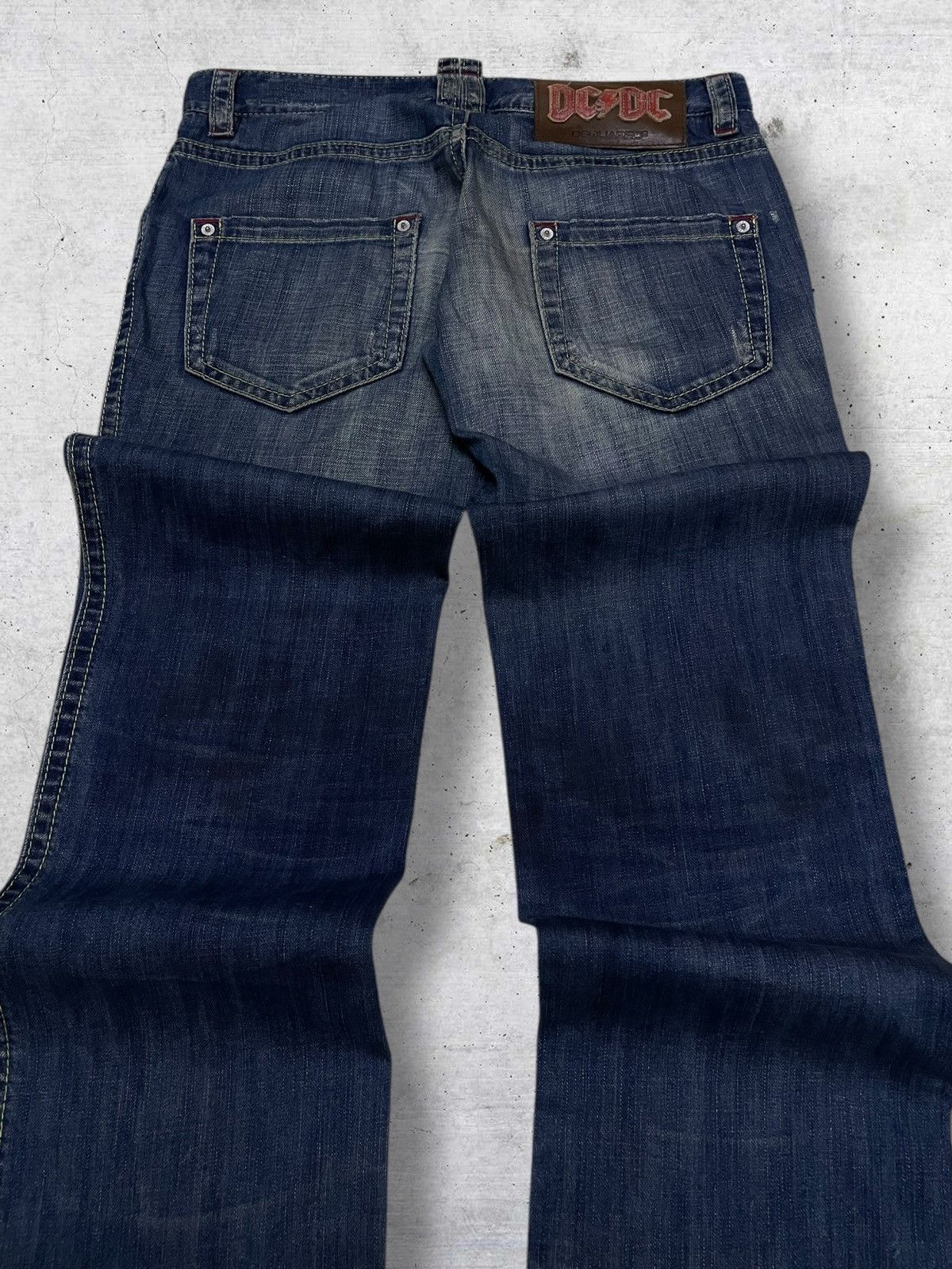 Dsquared2 VINTAGE DESIGNER DSQUARED2 ‘FUCKER’ ACDC RIPPED OG DENIM Size US 32 / EU 48 - 12 Thumbnail
