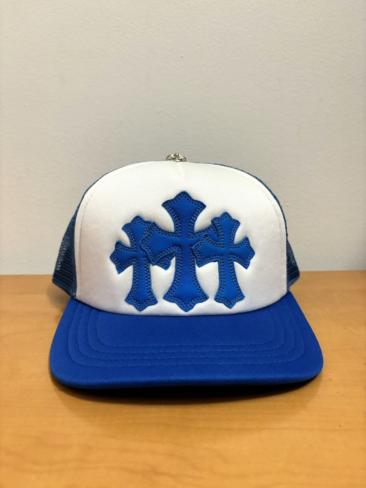 Chrome Hearts Cross Patch Trucker Hat | Grailed