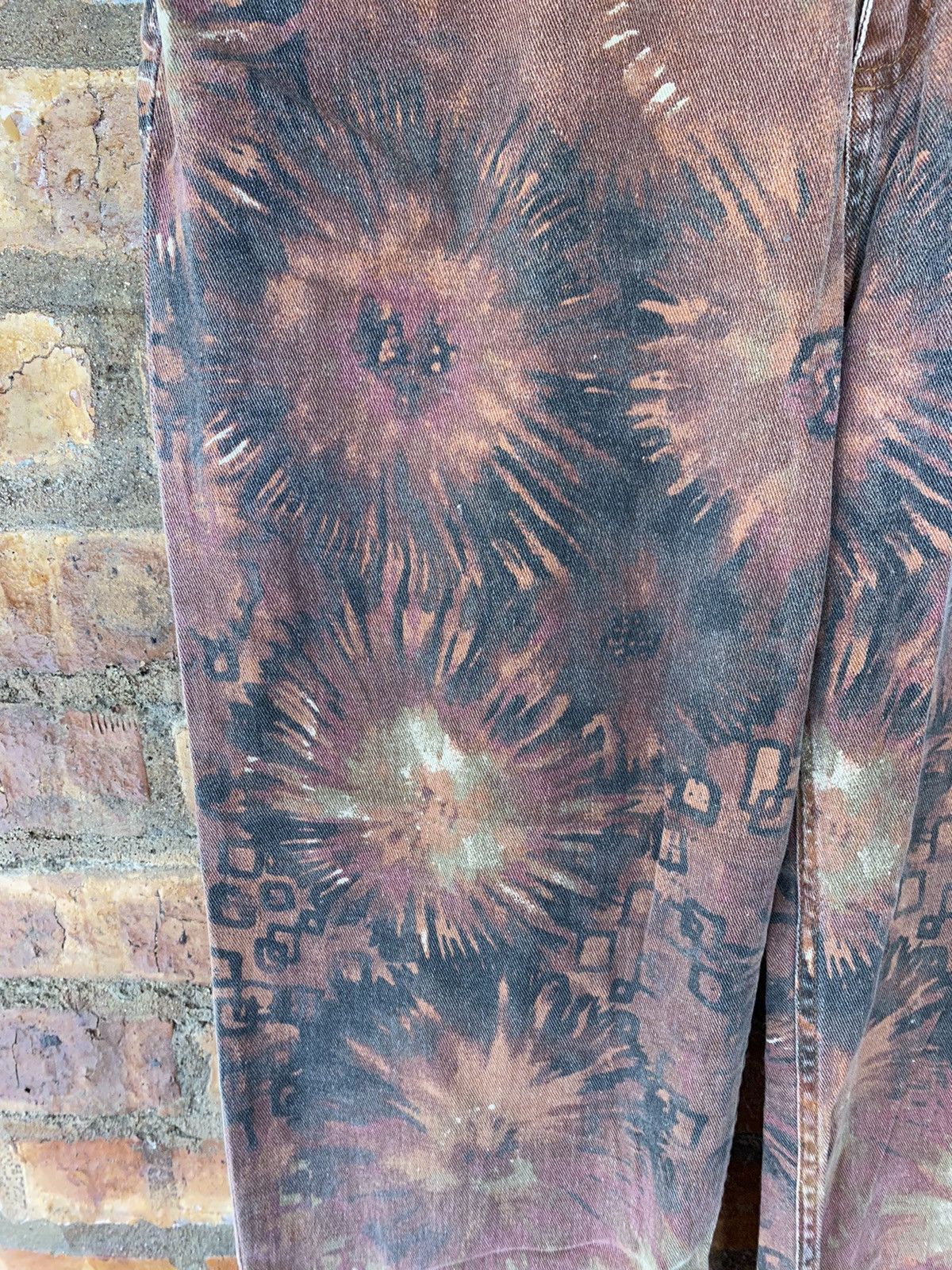 Japanese Brand 90s Chico Firework floral art print Size US 33 - 7 Thumbnail