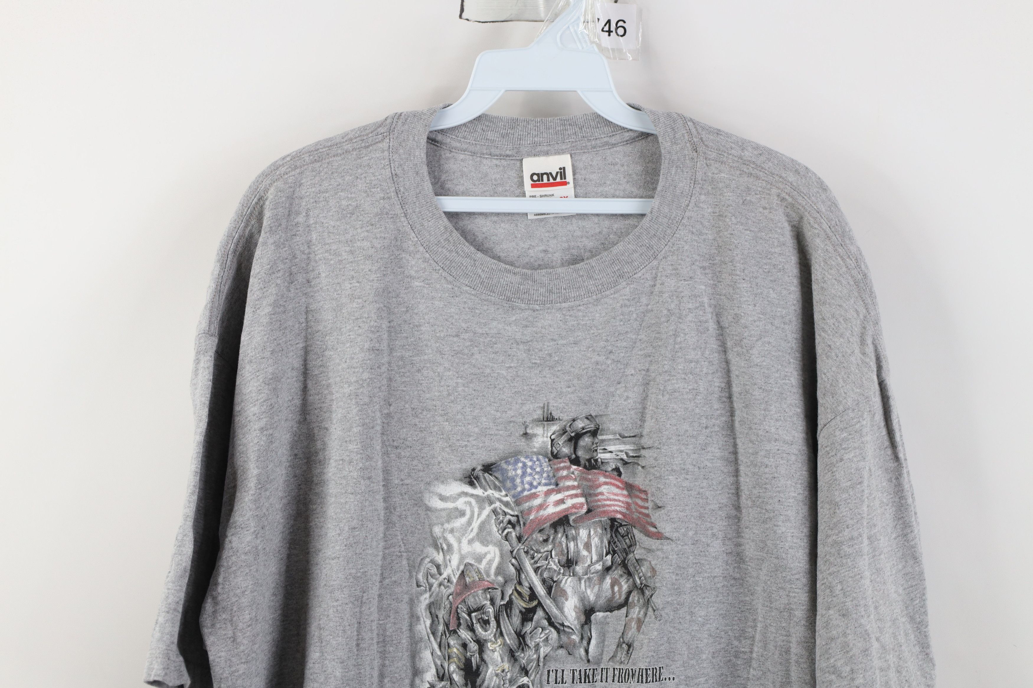 Vintage Vintage Y2K 2001 Operation Enduring September 11 T-Shirt Size US XL / EU 56 / 4 - 2 Thumbnail