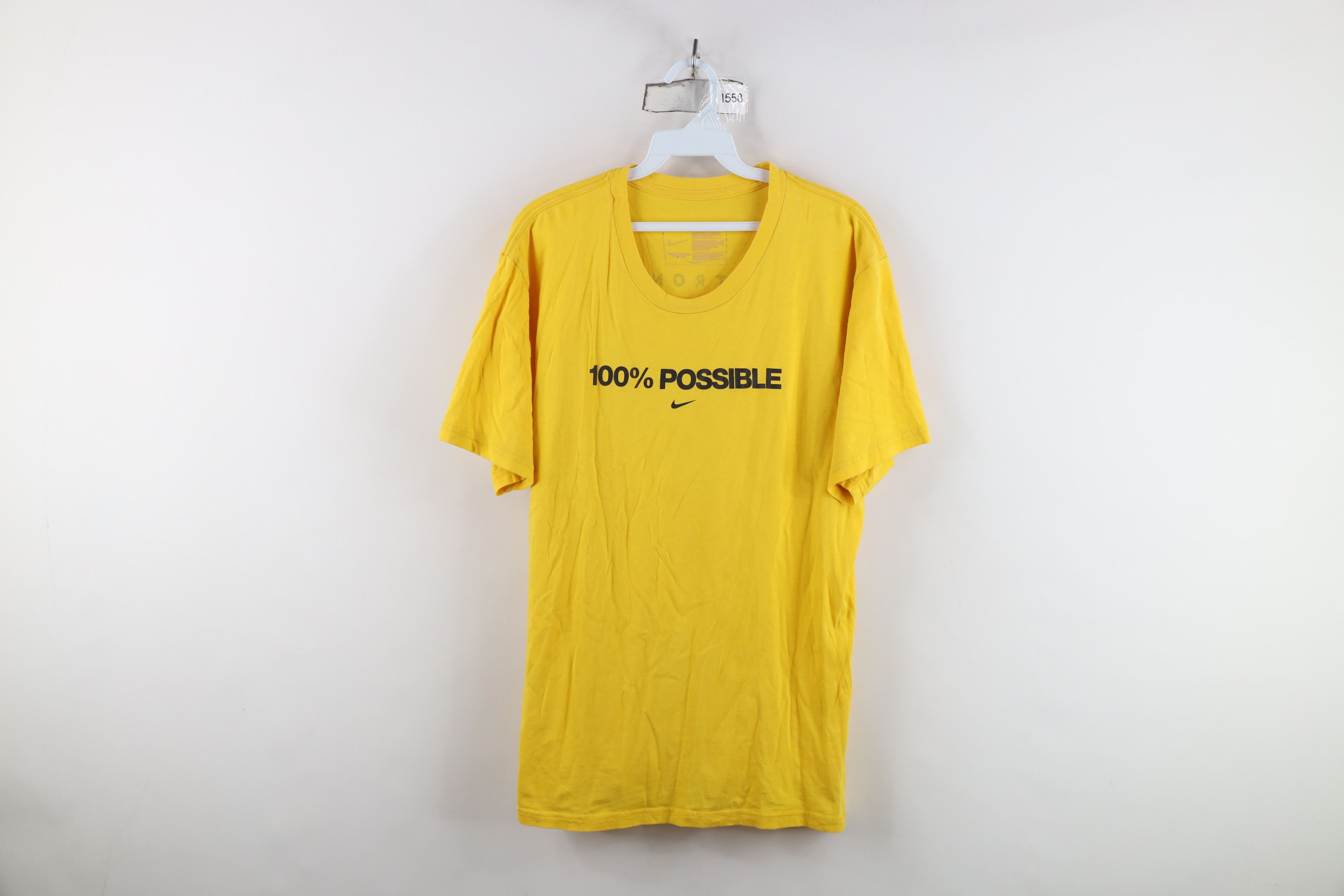 Nike Vintage Nike Livestrong Lance Armstrong Swoosh T-Shirt Size US L / EU 52-54 / 3 - 1 Thumbnail