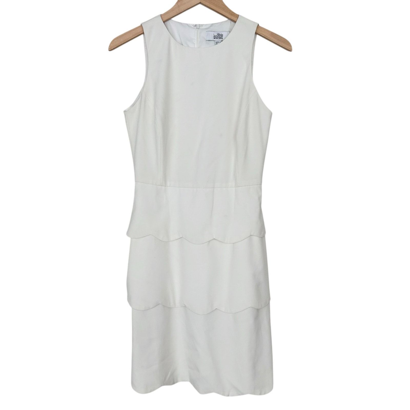 Badgley Mischka Belle Badgley Mischka White Tiered Dress Sz 2 Size XS / US 0-2 / IT 36-38 - 1 Thumbnail