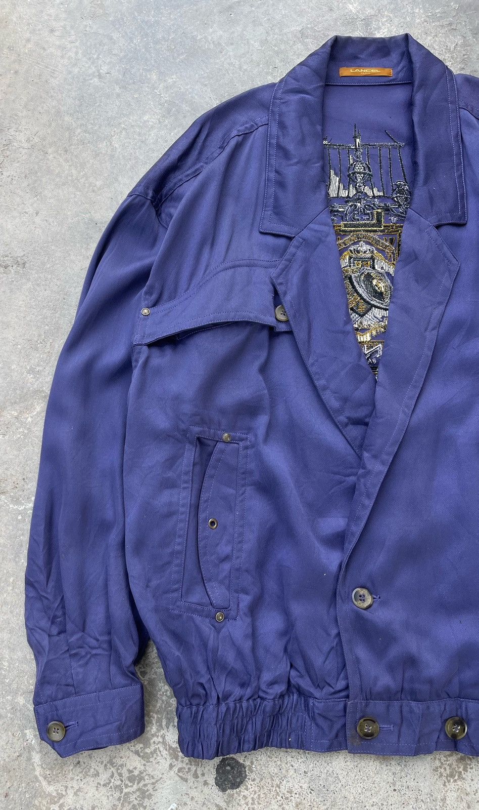 Lancel 🔥Vintage Lancel Paris Embroidered Logo Jacket Size US L / EU 52-54 / 3 - 5 Thumbnail