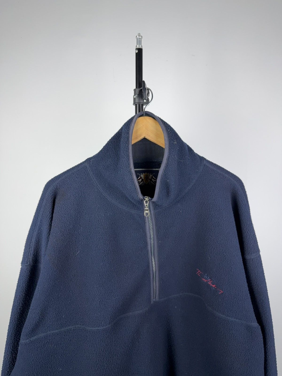 Burberry × Vintage Vintage Thomas Burberry Fleece Pullover 1/2 Zip Size US XXL / EU 58 / 5 - 2 Thumbnail