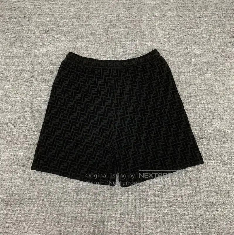 Fendi Fendi Black Cotton Women's Shorts . Size 41" - 1 Thumbnail