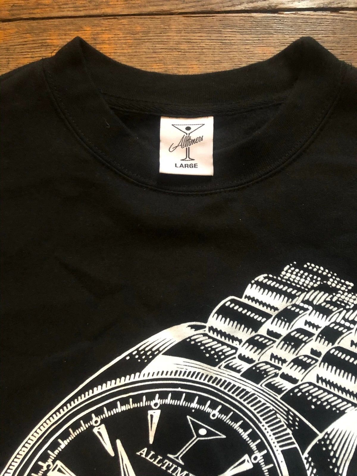 Alltimers Alltimers Black Big Face Rolex Crewneck Size US L / EU 52-54 / 3 - 3 Thumbnail