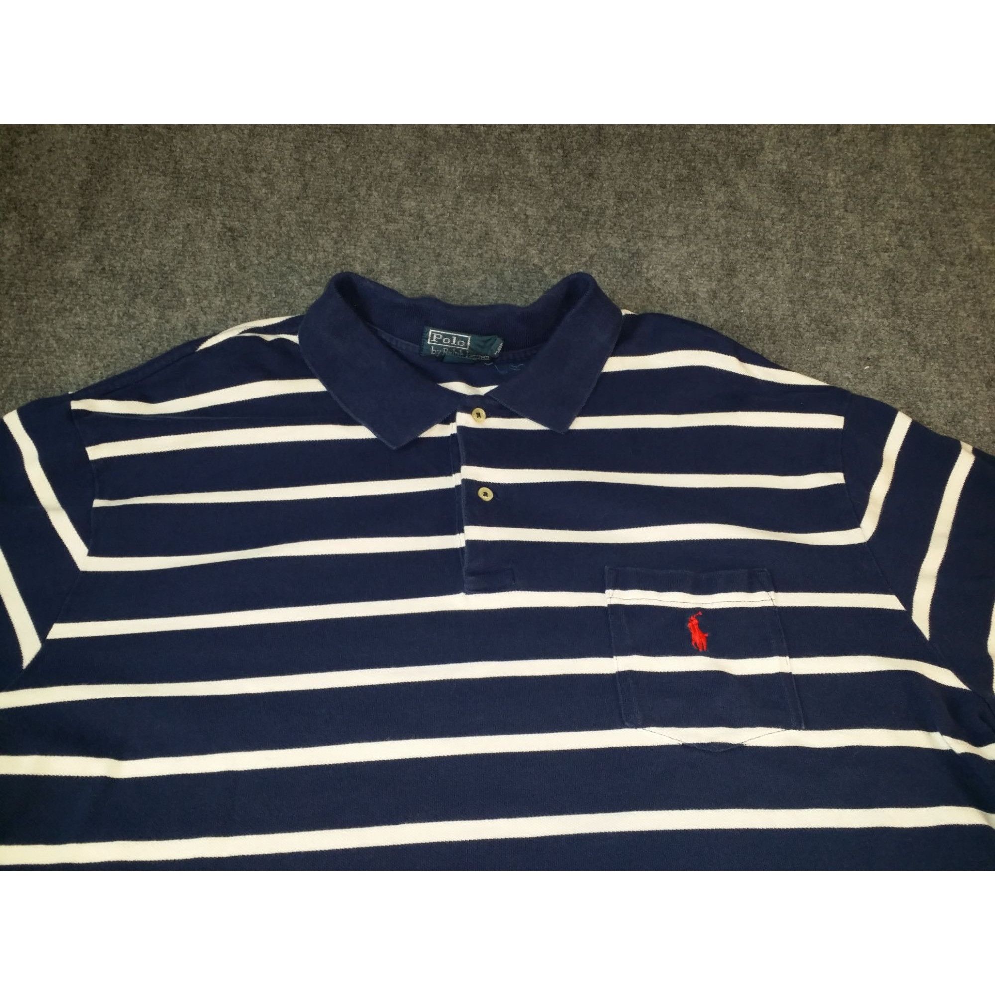 Polo Ralph Lauren Polo Ralph Lauren Polo Shirt Men Sz 2XL - Tall Striped Class Size US XXL / EU 58 / 5 - 2 Thumbnail