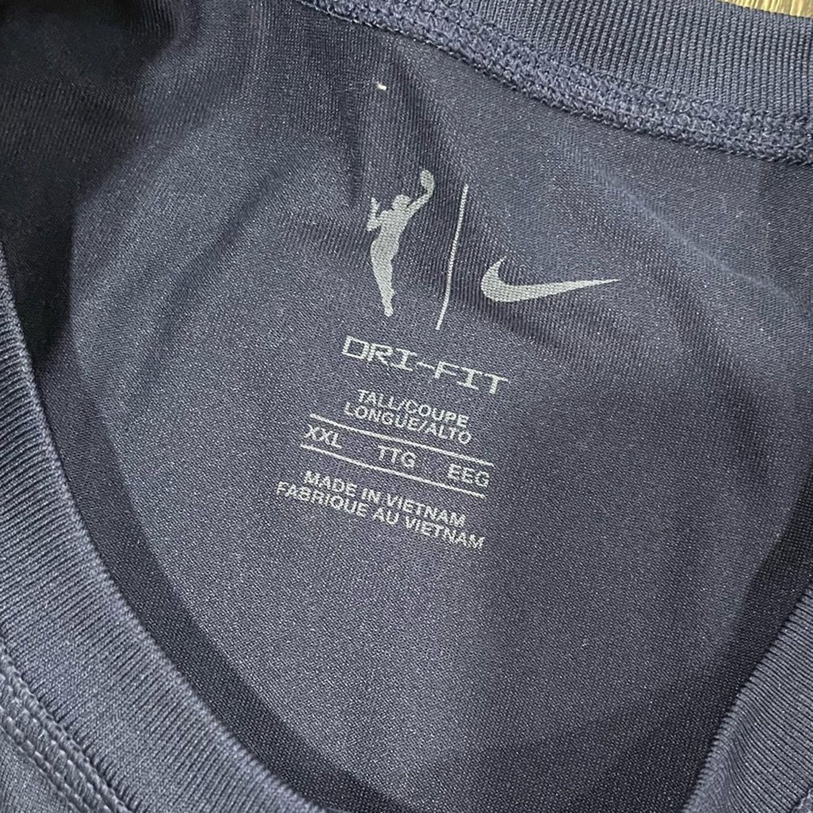 Nike NWT Nike WNBA Womens Dri-Fit Dallas Wings T-Shirt 2XLT Size XXL / US 16-18 / IT 52-54 - 5 Thumbnail