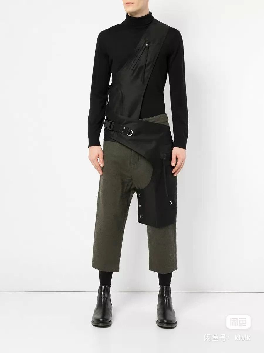 Rick Owens Black High Neck Long Sleeve Top Size US M / EU 48-50 / 2 - 1 Thumbnail