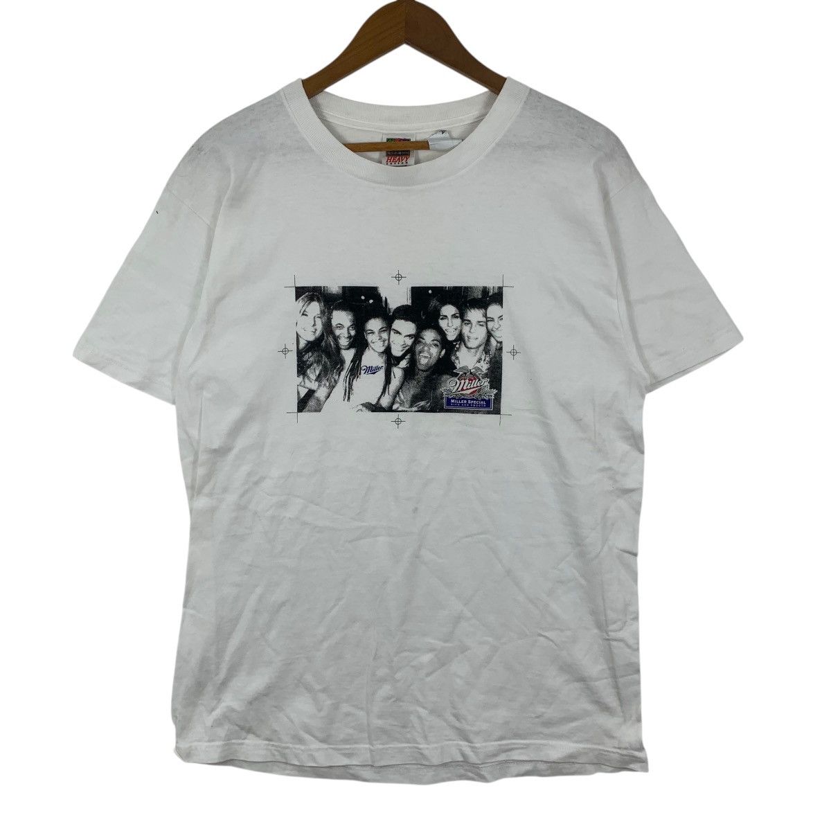 Vintage Vintage 90’ MILLER BEER BREWING Fotofolio Ads Tee Shirt Size US L / EU 52-54 / 3 - 5 Thumbnail