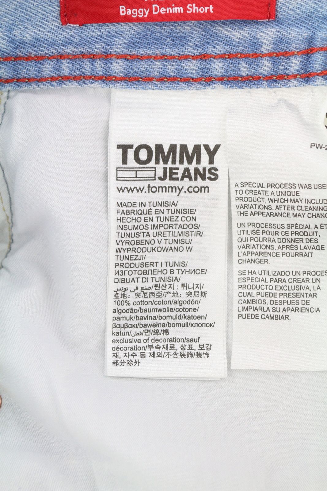 Tommy Hilfiger AIDEN BAGGY DENIM W30 Washed Shorts 84974 Size US 30 / EU 46 - 6 Thumbnail
