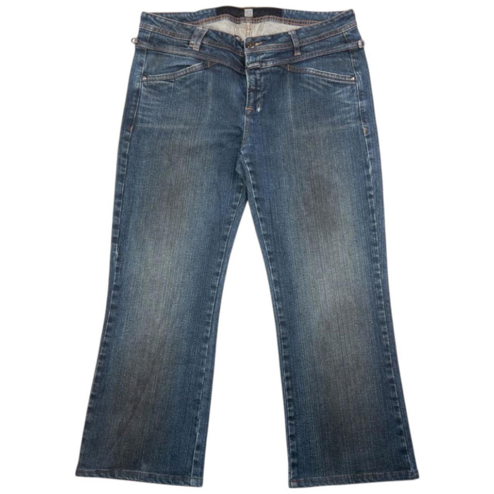 Marithe + Francois Girbaud Vintage Marithe + Francois Girbaud Cropped Denim Jeans W36 Size 36" / US 14 / IT 50 - 4 Thumbnail