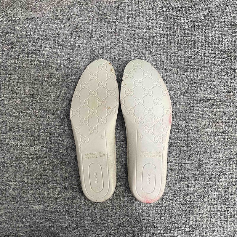 Gucci Gucci Leather Casual Fashion Sneakers in White -2508 Size US 7.5 / EU 40-41 - 7 Thumbnail