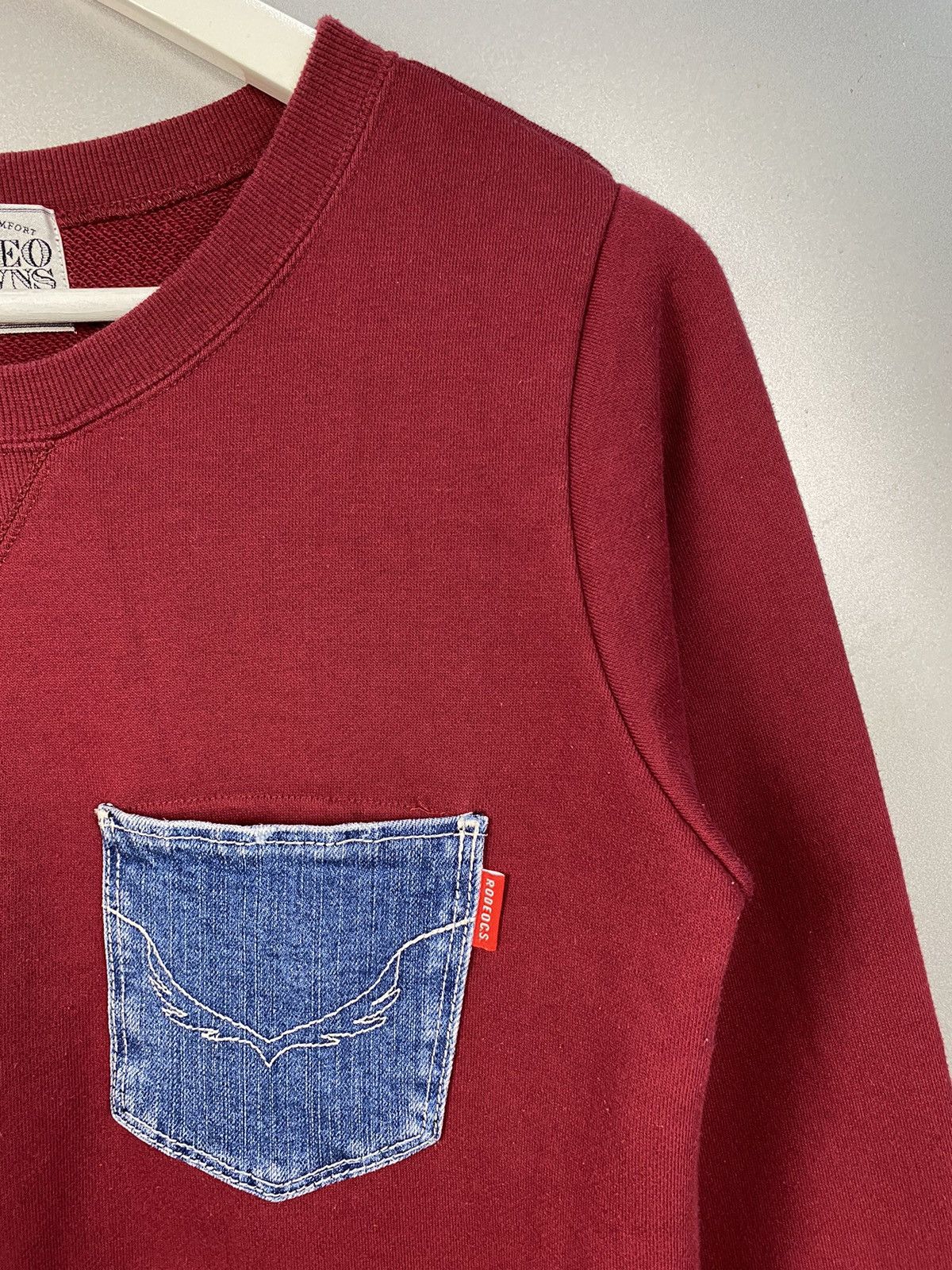 Japanese Brand Rodeo Crown Western Pocket Sweatshirt Size US M / EU 48-50 / 2 - 2 Thumbnail