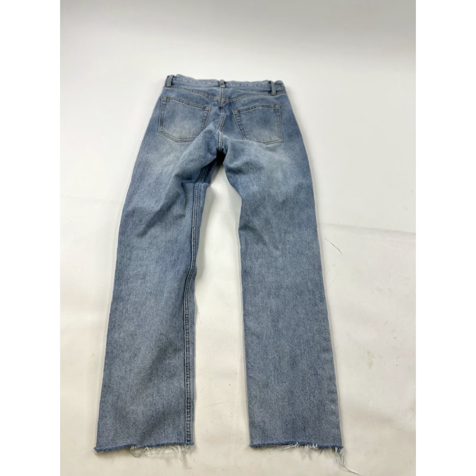 Vintage J.Galt Jeans Women’s Small Blue High Waisted Straight Leg Jeans Pocket Button Zipper Solid - Womens Size 28" / US 6 / IT 42 - 2 Thumbnail