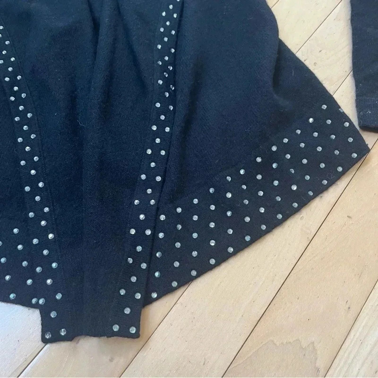 Charter Club Charter Club Luxury Black Cashmere Open Cardigan Size M Size M / US 6-8 / IT 42-44 - 4 Thumbnail