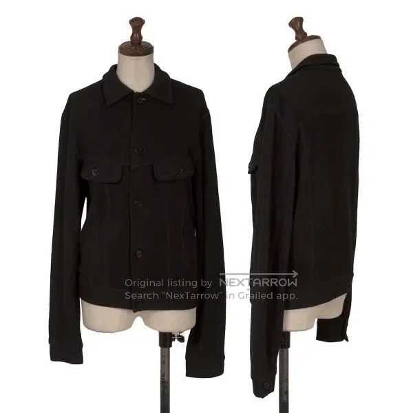 Comme Des Garcons size F Black vintage round neck coat