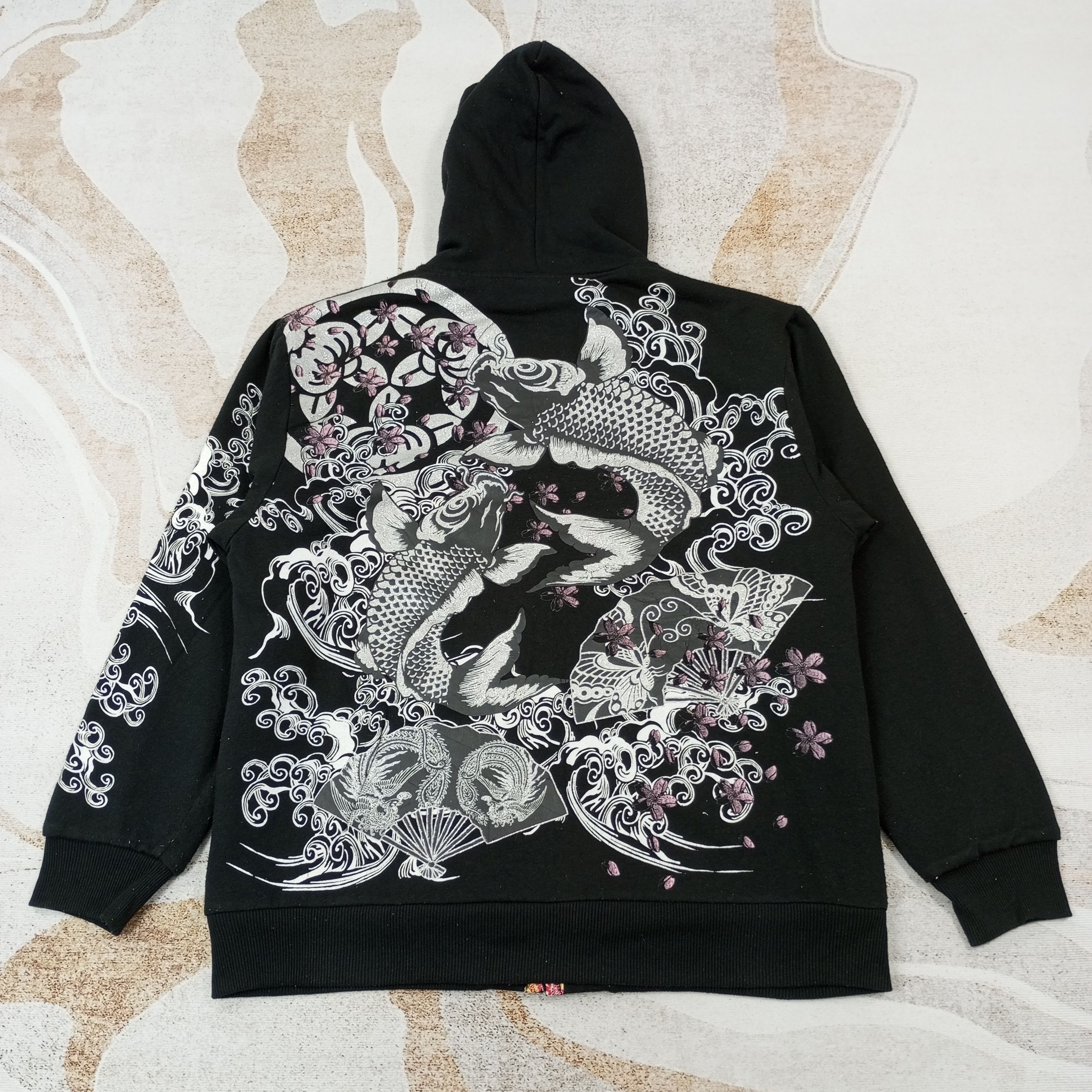 Vintage Sukajan Design Fashion Style Zipper Hoodies c237n8 Size US L / EU 52-54 / 3 - 1 Thumbnail