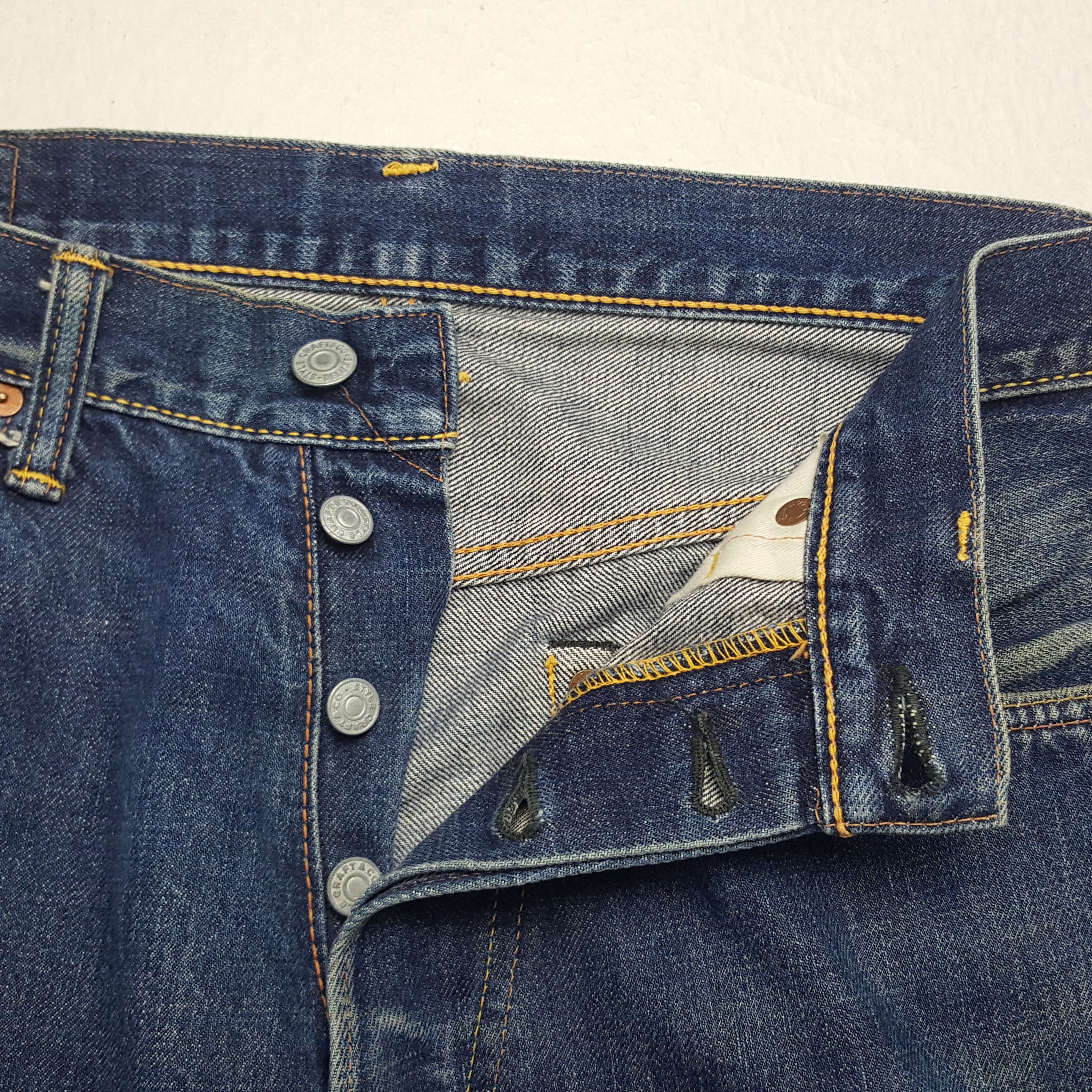 Evisu × Japanese Brand × Vintage Vintage Evisu Japanese Brand Daicock Custom Selvedge Jeans Size US 28 / EU 44 - 7 Thumbnail