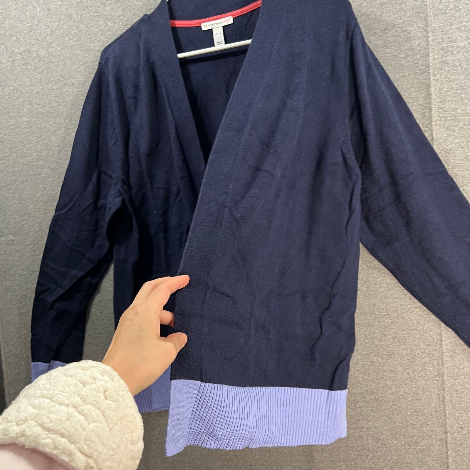 Isaac Mizrahi Isaac Mizrahi LIVE! Cardigan Sweater Navy, X-Large Size XL / US 12-14 / IT 48-50 - 3 Thumbnail