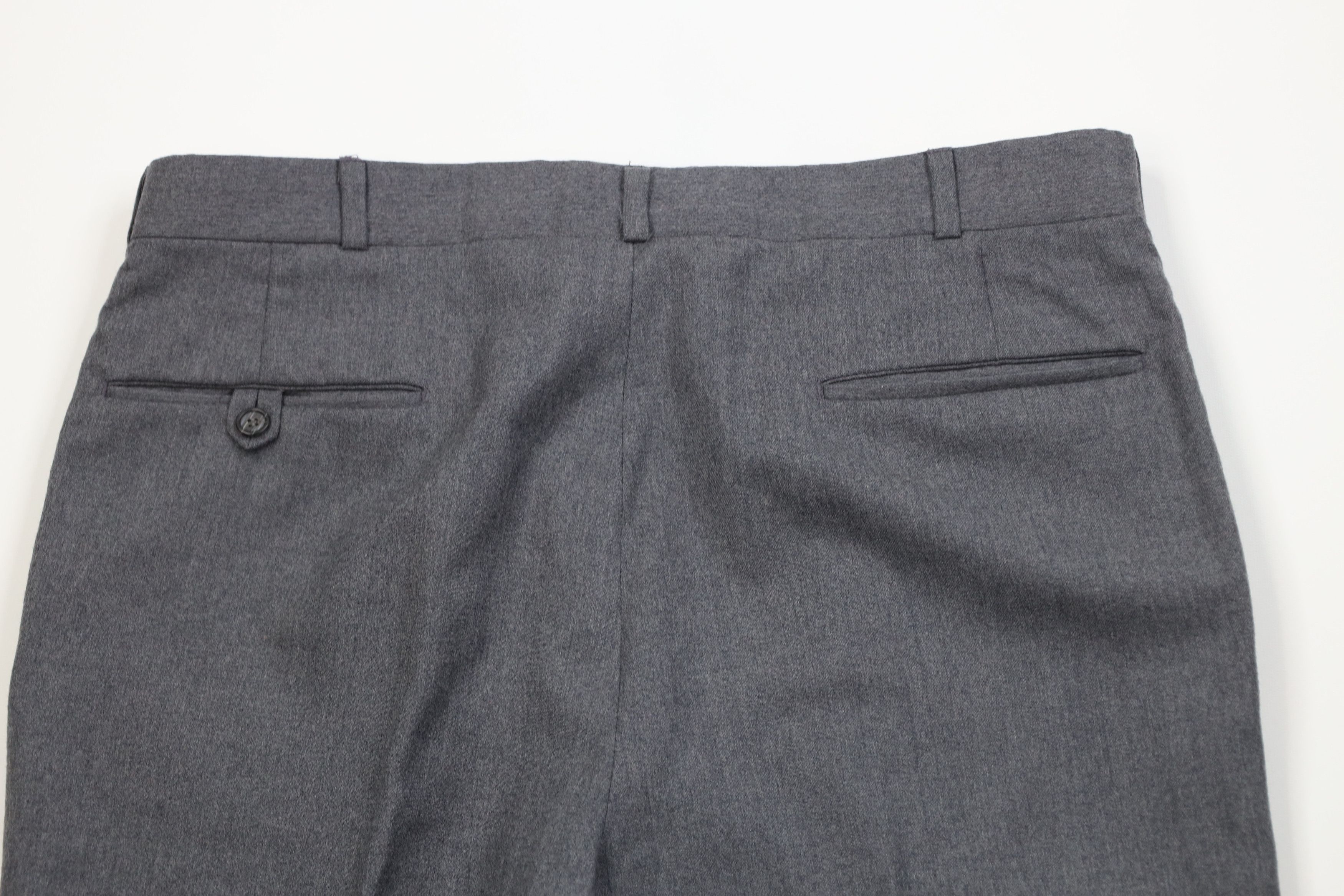 Vintage Vintage 70s Streetwear Flared Wide Leg Chino Pants Gray USA Size US 36 / EU 52 - 10 Thumbnail