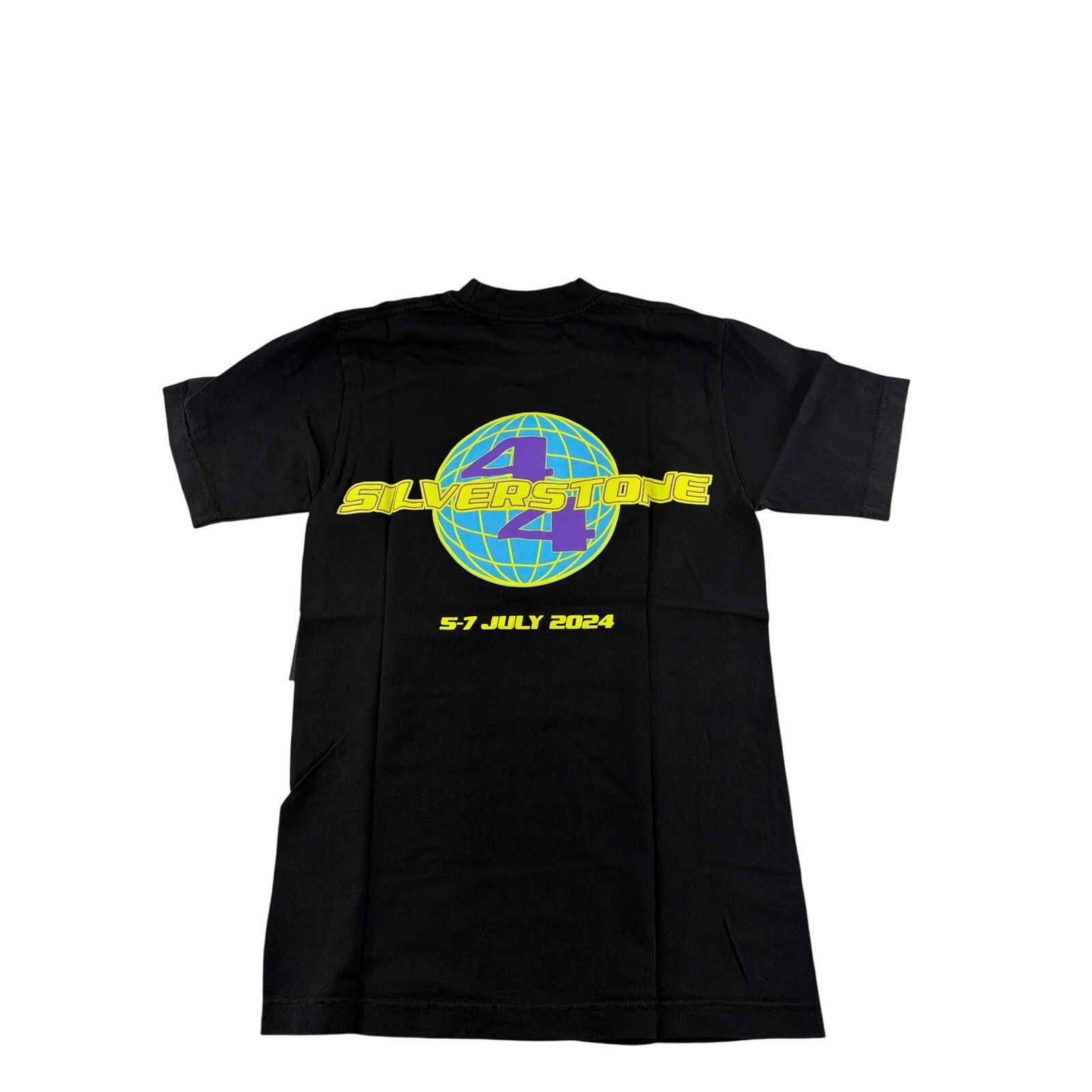 +44 Plus44 Lewis Hamilton Silverstone Unisex Globe T-Shirt XS Size US XS / EU 42 / 0 - 7 Thumbnail
