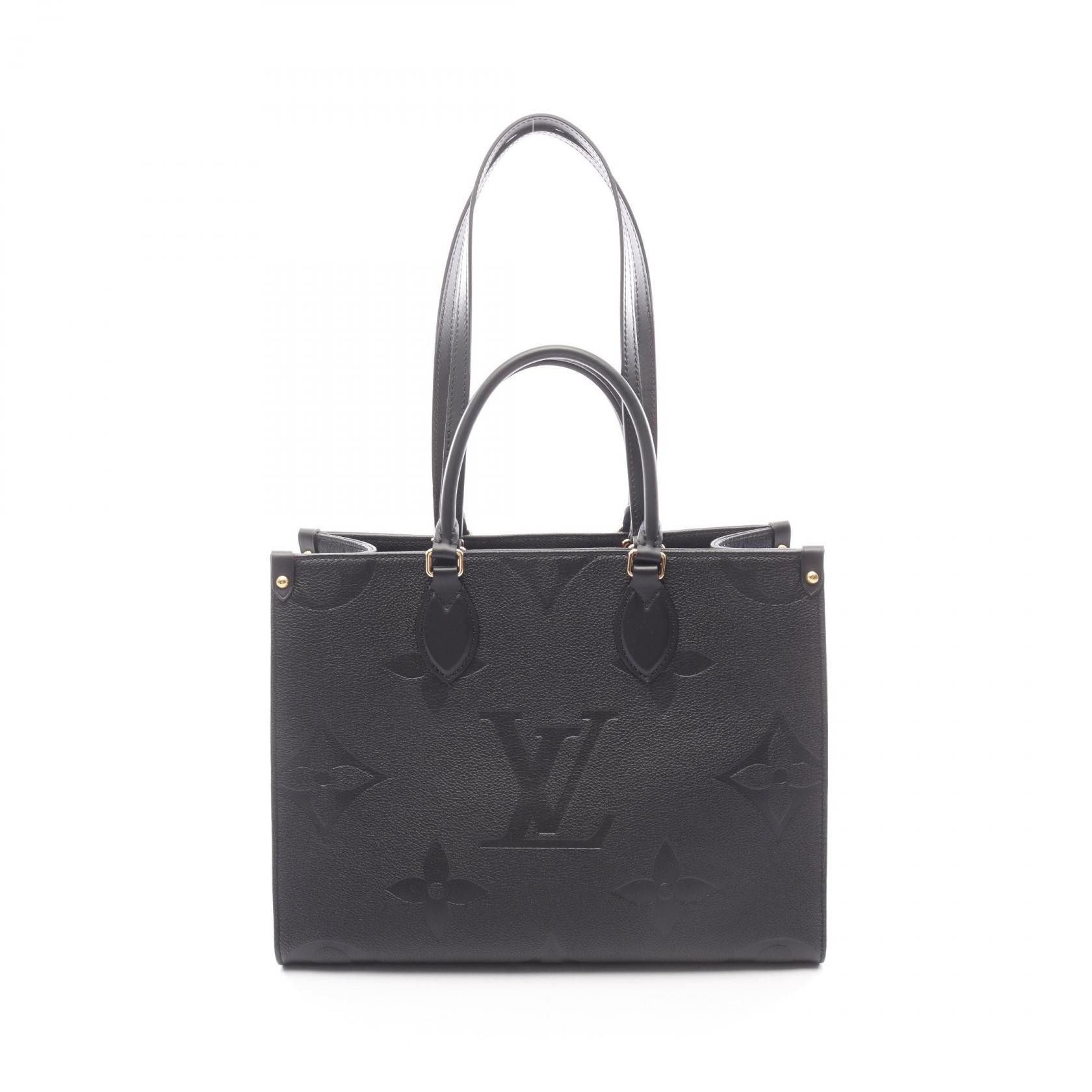 Louis Vuitton Louis Vuitton Louis Vuitton Onthego MM Monogram Empreinte Tote Bag Leather Tote Bag M45595 DUTY FREE for USA Size ONE SIZE - 1 Thumbnail