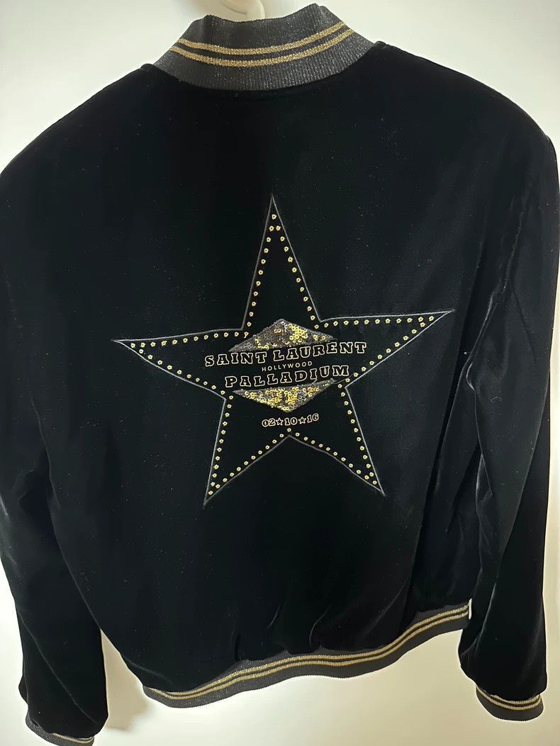 Saint Laurent Paris Saint Laurent Paris Black velvet pentagram jacket-2506 Size US S / EU 44-46 / 1 - 2 Thumbnail