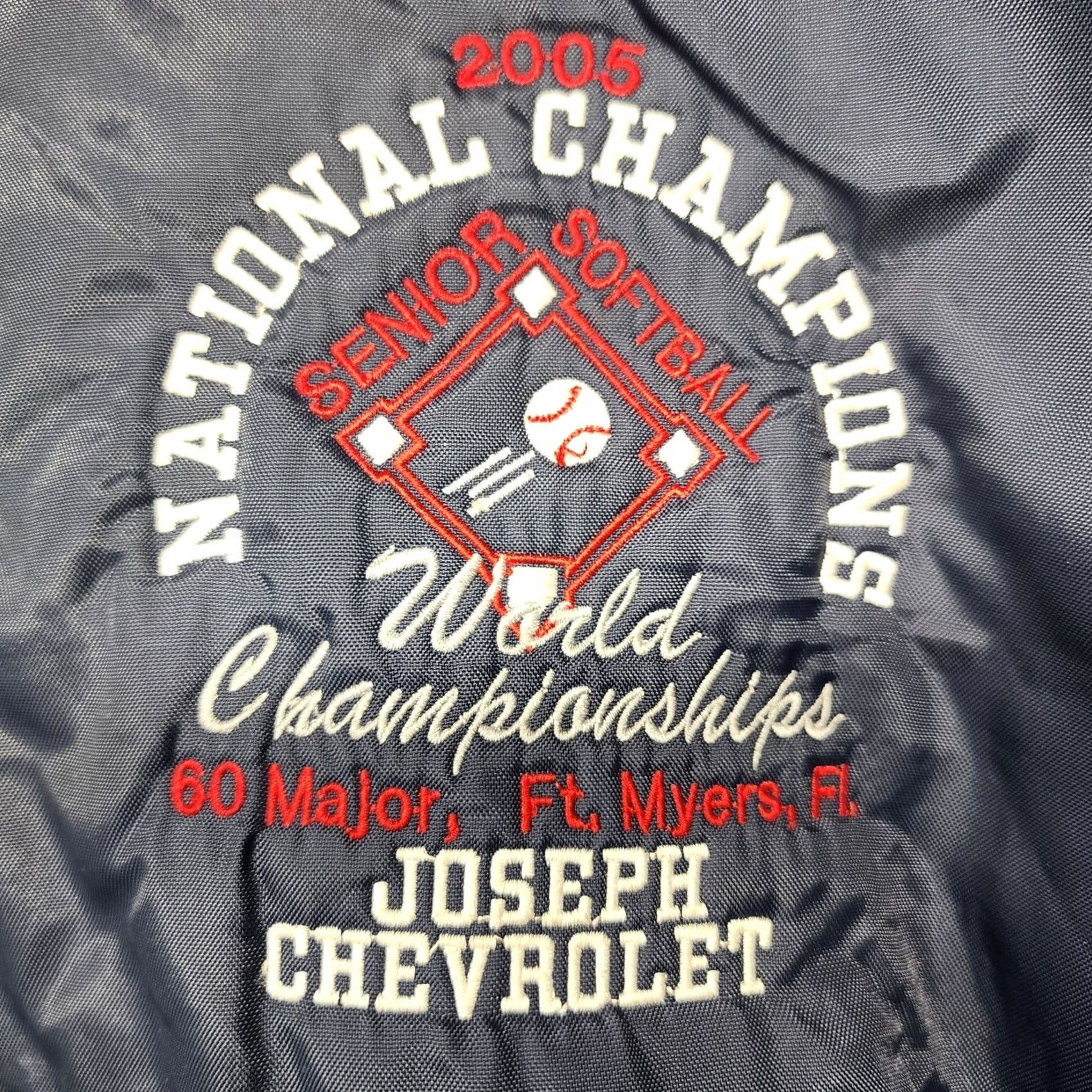 Vintage VINTAGE Game Sportswear Jacket Mens XL Blue Bomber 2005 Championship Company Logo Size US XL / EU 56 / 4 - 7 Thumbnail