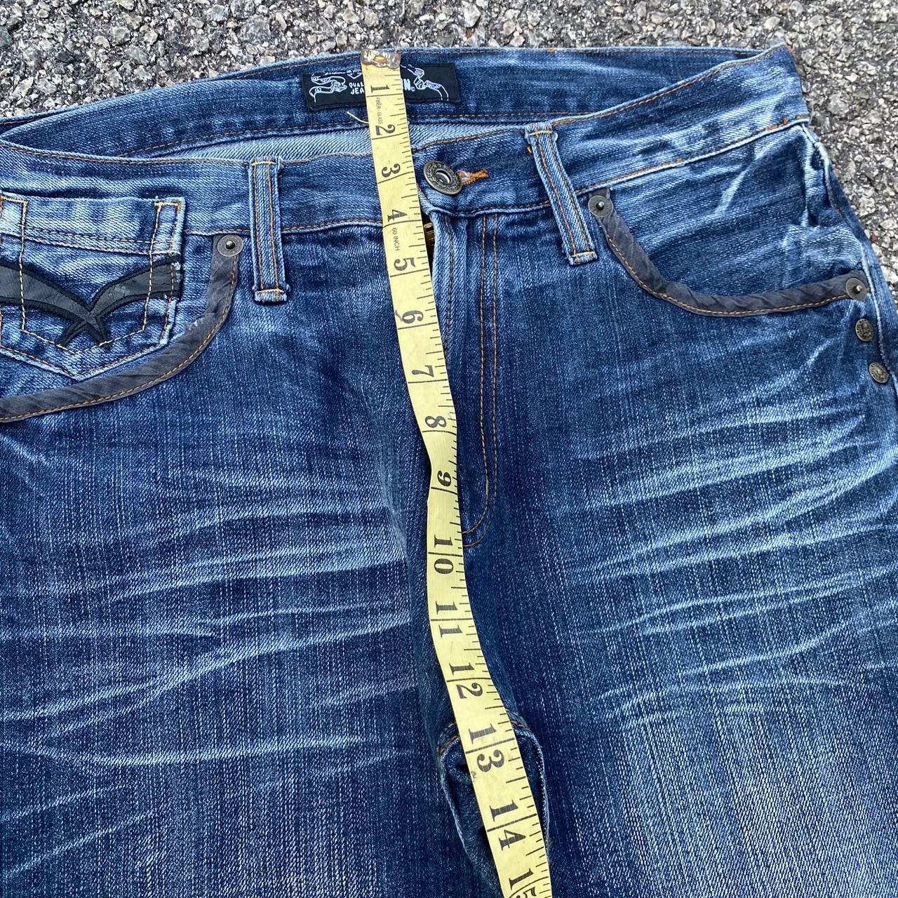 If Six Was Nine 💥Best Offer💥Vintage OririnJeans Distressed Denim Size US 32 / EU 48 - 8 Thumbnail