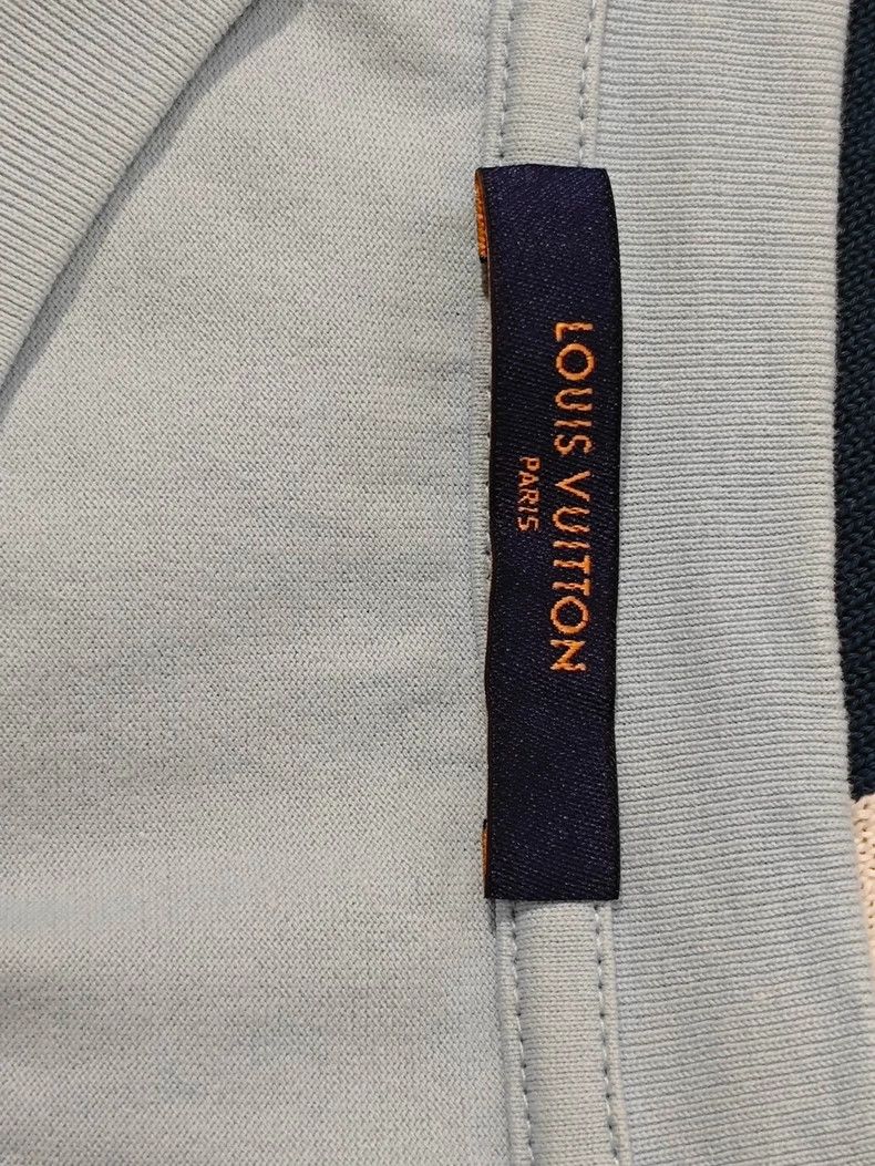 Louis Vuitton Louis Vuitton Light Blue Gradient Print Short Sleeve 2501-N Size US L / EU 52-54 / 3 - 5 Thumbnail