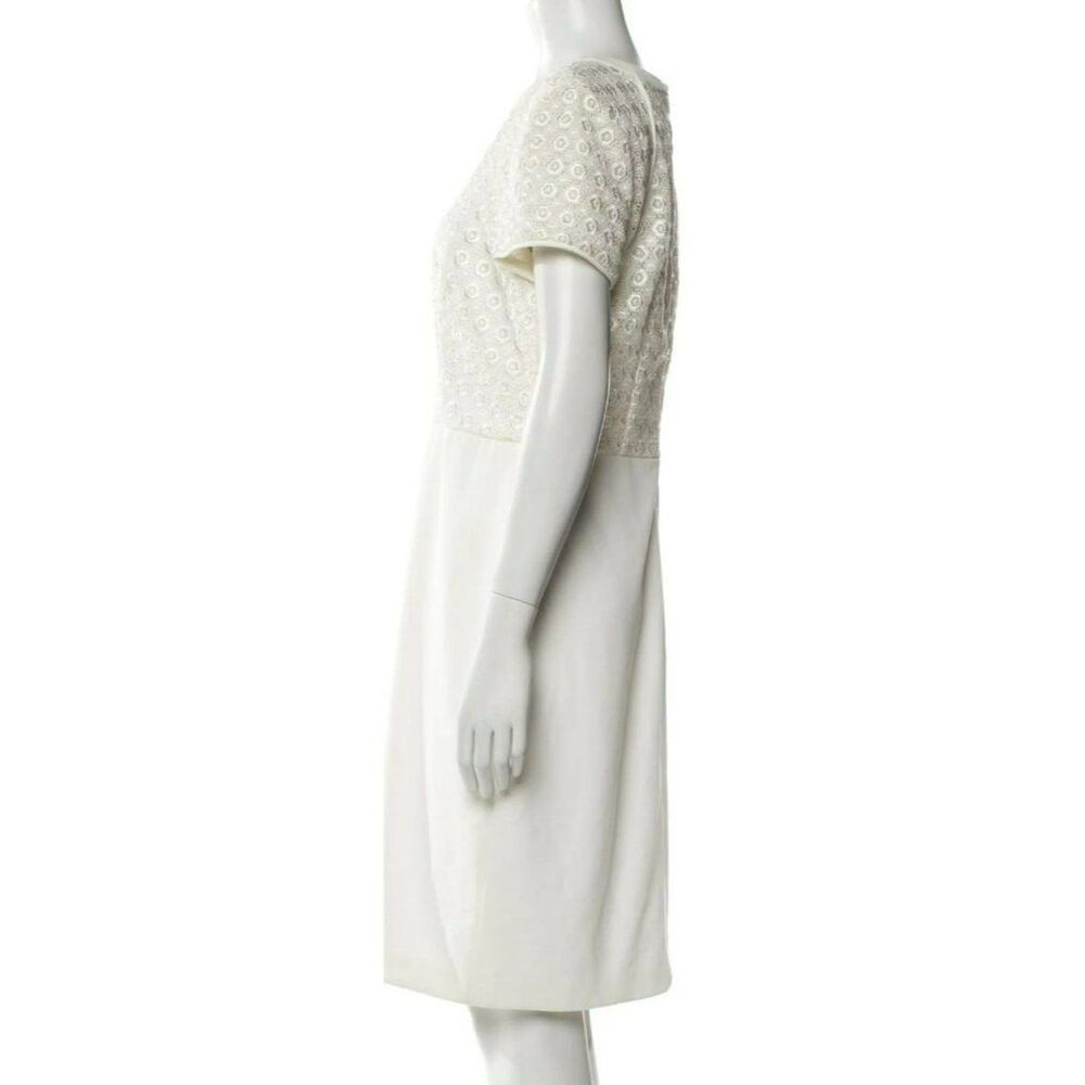 Other Mikael Aghal White A-Line Dress – Size 10 – Preloved Size L / US 10 / IT 46 - 6 Thumbnail