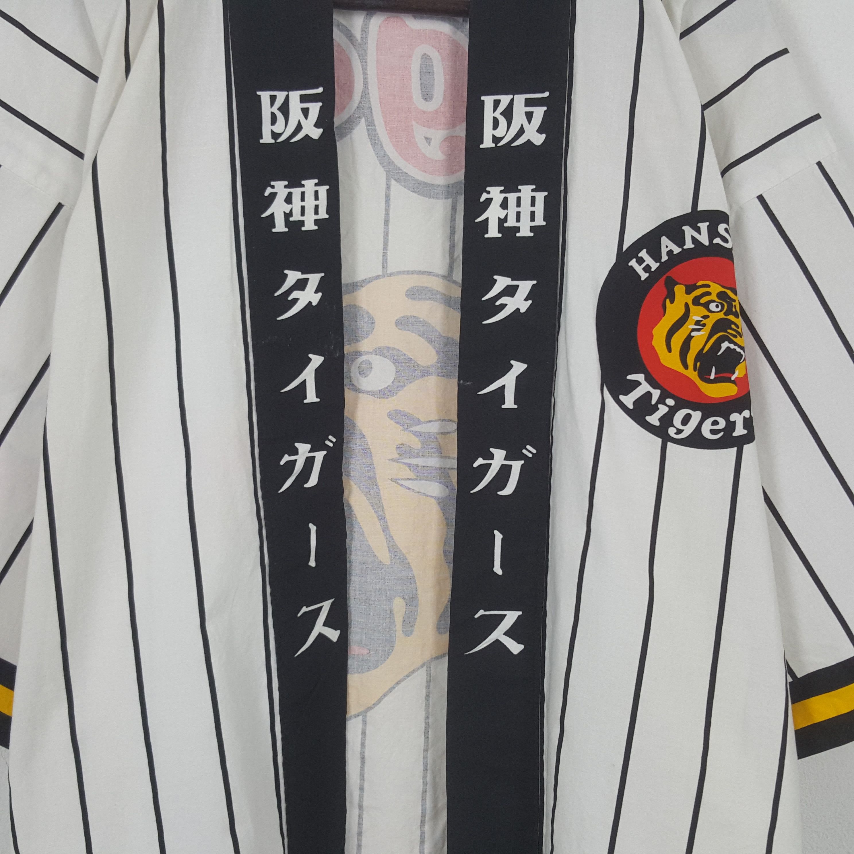 Japanese Brand VIntage Hanshin Tigers Kimono Japanese Jacket Size US L / EU 52-54 / 3 - 4 Thumbnail