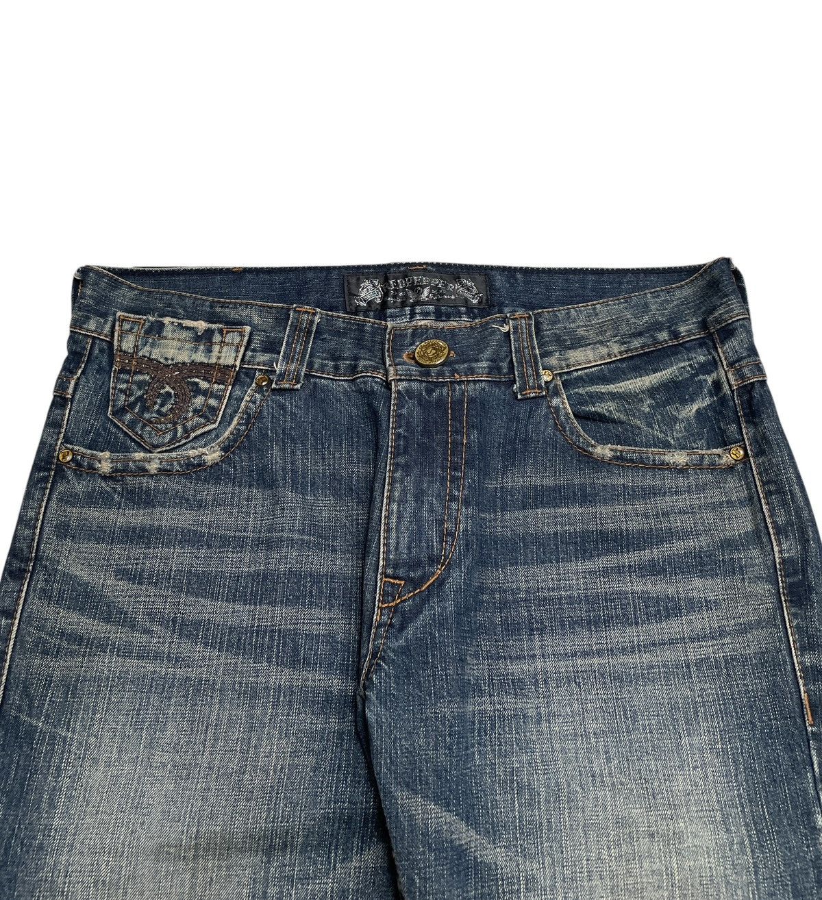 If Six Was Nine × Japanese Brand × Vintage Rare Design Vintageq Japanese Brand Red Pepper Jeans 1990s Size US 34 / EU 50 - 3 Thumbnail