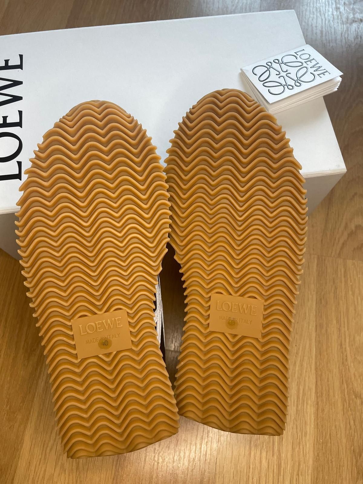 LOEWE Black and White Flow Runner Sneakers