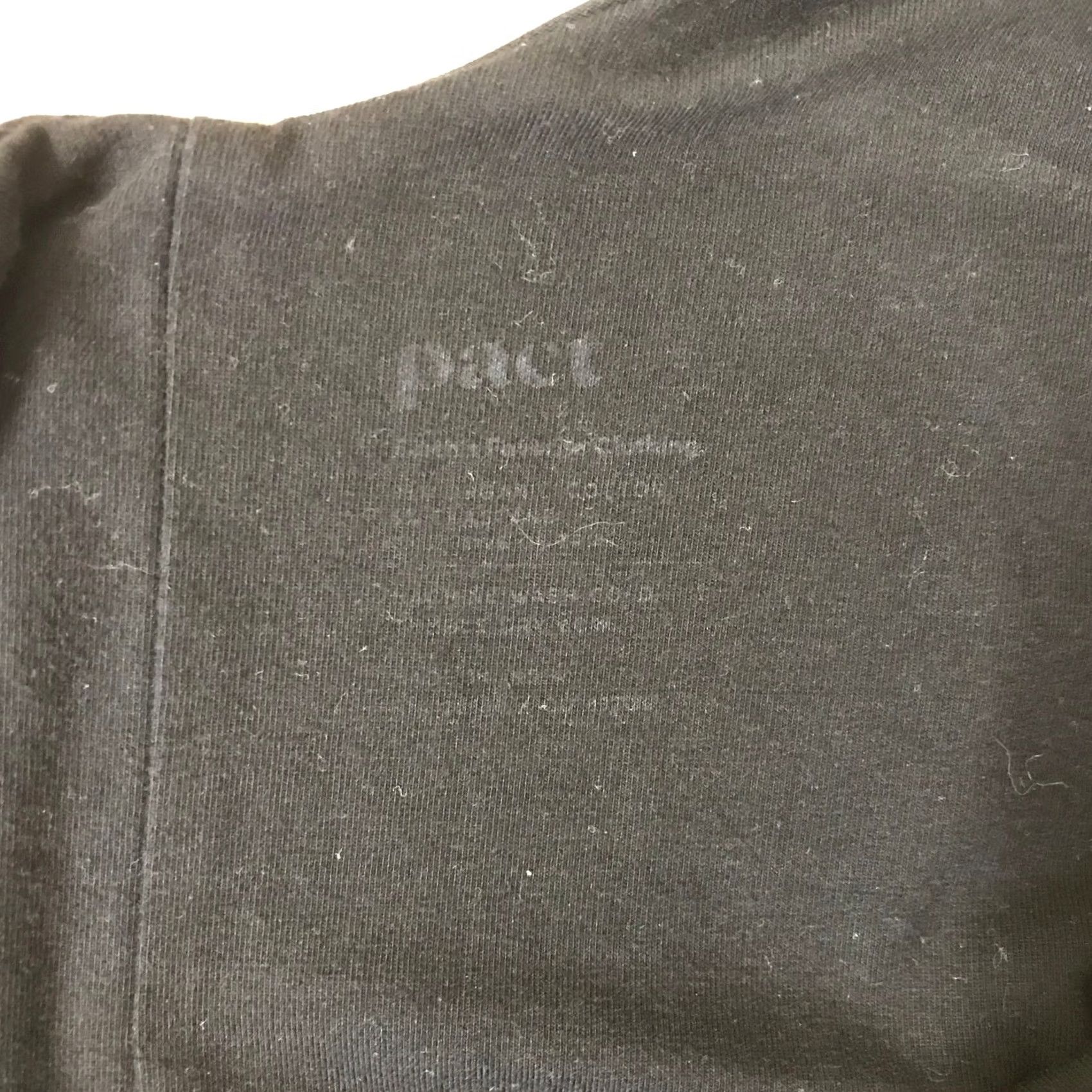 Vintage Pact Bodysuit Sleeveless Scoop Neck Black L Women Size L / US 10 / IT 46 - 7 Thumbnail