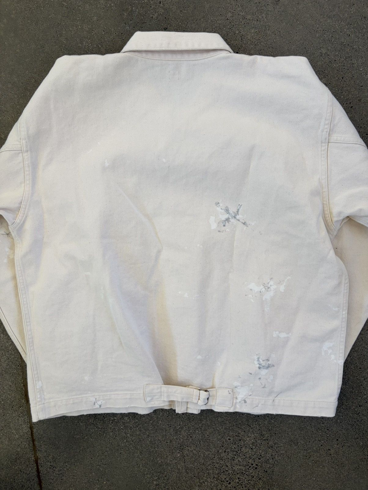 Taiga Takahashi Taiga Takahashi T.T Lot.303 Coverall Paint Jacket Ivory Size US L / EU 52-54 / 3 - 5 Thumbnail