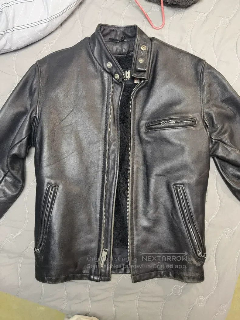 Schott Schott Leather coat Size US M / EU 48-50 / 2 - 1 Thumbnail