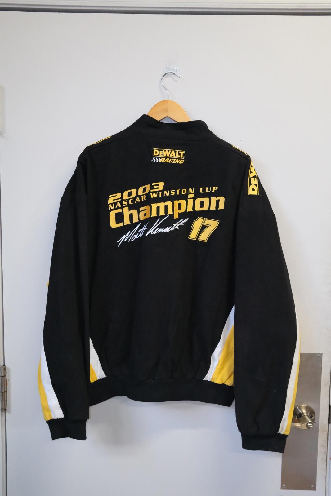 Vintage 03' Matt Kenseth Dewalt Nascar Racing Jacket Size XL / US 12-14 / IT 48-50 - 2 Thumbnail