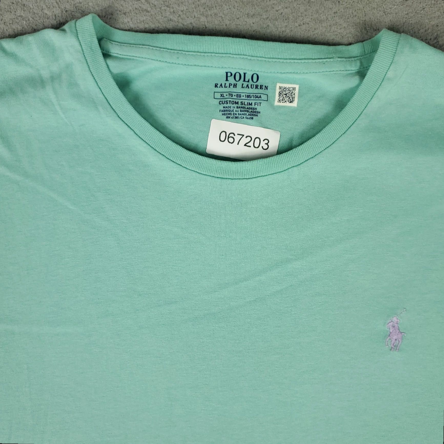 Ralph Lauren Polo Ralph Lauren T Shirt Mens XL Mint Green Pony Short Sleeve Polo Ralph Lauren T Shirt Mens XL Green Mint Short Sleeve Crest Pony Logo Classic Size US XL / EU 56 / 4 - 2 Thumbnail