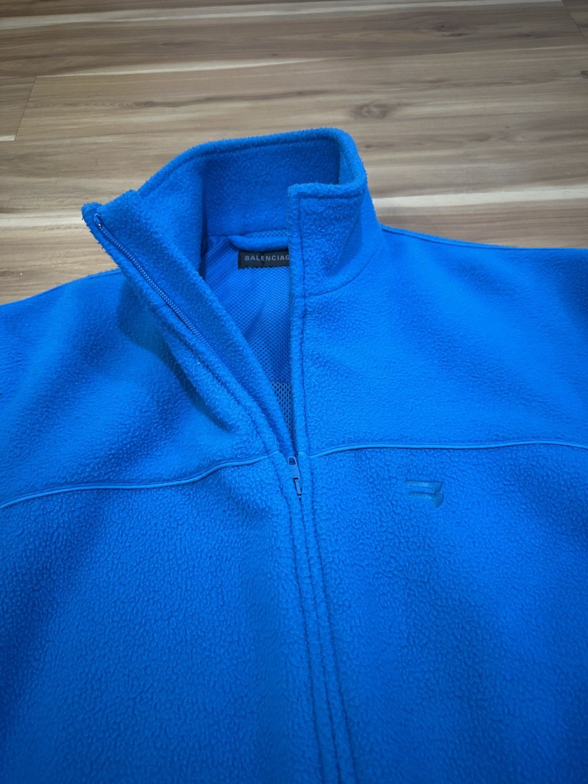 Balenciaga Balenciaga Sporty B Fleece Zip Up Size US L / EU 52-54 / 3 - 2 Thumbnail